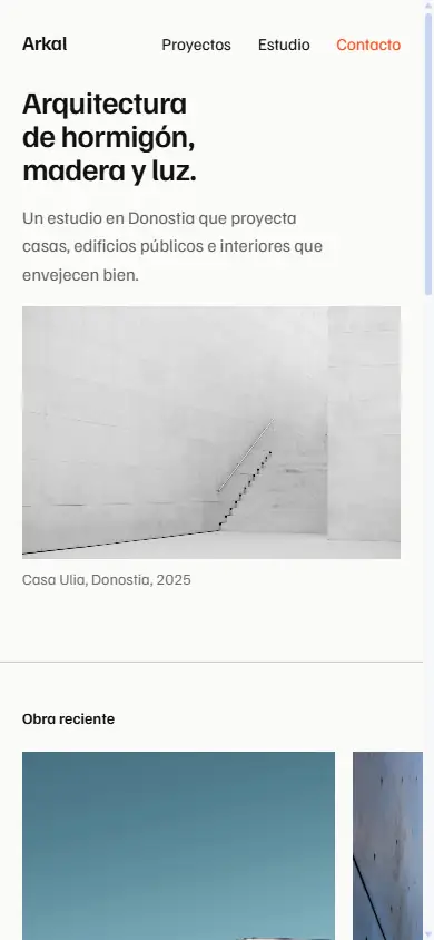 Arkal on a phone: a project image and its data